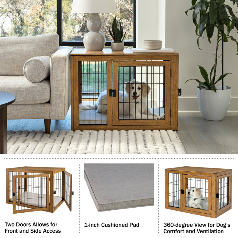 Petmaker PETMAKER Furniture Style Dog Crate Reviews Wayfair